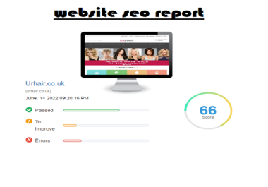 I will provide website SEO analysis report for 1-5 websites