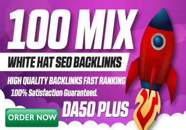 Increase Ranking With 100 Unique Domain High Authority Backlinks PA DA TF CF Upto 99