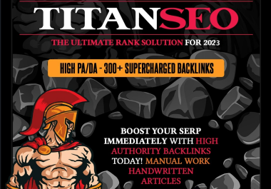 Titan SEO Ranking Solution In 2024 Powerful 300+ Backlinks