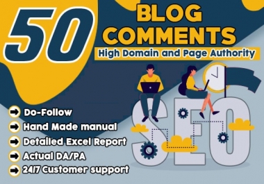 50 High Authority DA 90 Dofollow SEO Backlinks