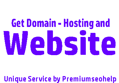 I will share my domain and hosting to create your website
