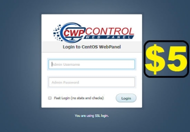 I will install new centos webserver cwp server at any vps server