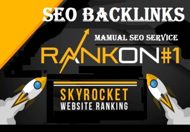 Rank Your Website with 80 High DA DR TF CF Manual Dofollow SEO Backlinks