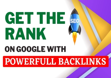 Google Top Ranking by 715 Diversified High Quality SEO Backlinks