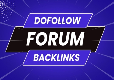 500 Dofollow Forum Backlinks Live SEO Backlinks to Boost Website Ranking