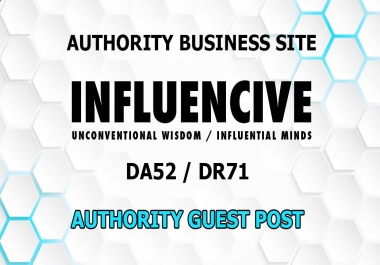 Guest post on Influencive business blog