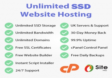 MEGA SALE - LITE SPEED SSD,  SEO Web hosting for 1 Month with SSL,  CPANEL,  EMAIL,  etc.