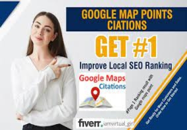 create 2000 Google Map Point citations For Local Business optimizations