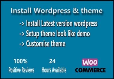 I will install wordpress theme & make same as demo in just 3 hours.