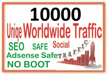 Send 10000+ Human Traffic by Google Youtube Twitter Other social site