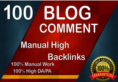 I will create 100 dofollow blog comments backlinks for boost website