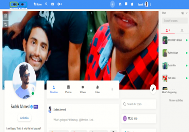 I will develop a social media website