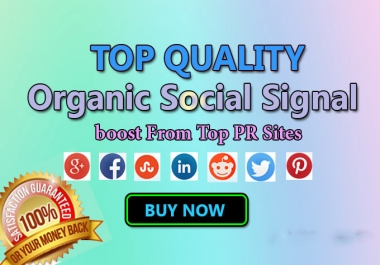 SEO Top Quality Organic Social Signals BOOST
