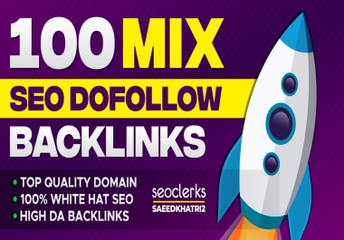 build 100 unique domain SEO backlinks on tf100 da100 site