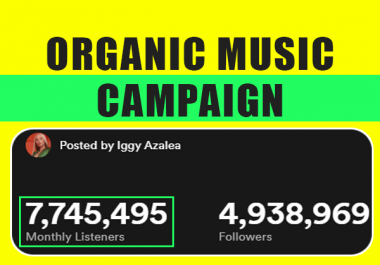 monthly listeners and streams for your playlist artist profile