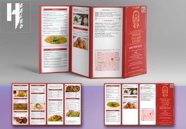 Professional Menu for your Restaurant/Cafe