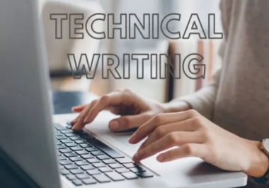 I will write any technical content within 24hrs