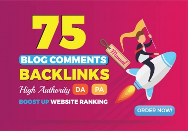 Do 75 Dofollow blog comment Off Page SEO