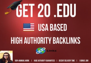 Build 20 EDU AND GOV UDINIQUE DOMAIN DA70 google indexed backlink