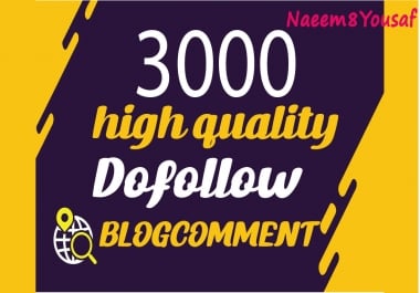 3000 blogs comments provide lists