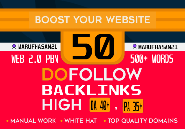 GET 50+ PRIMIUM Web 2.0 Homepage PBN with HIGH DA 50+ PA 40+ WITH UNIQUE WEBSITE