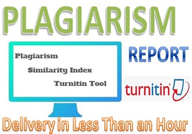 Check Plagiarism And Similarity Index With Turnitin Tool