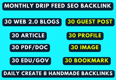 White Hat Off Page SEO - Manual Link Building Service for any website