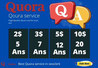 promote website with 5 Quora High view answers