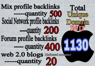 3680+ Backlink from Web2.0,  Forum Profile,  social network links to increase your google rankings