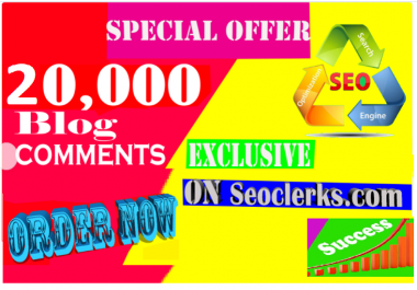 Add 20,000 GSA Blog Comments Backlinks for Google No1