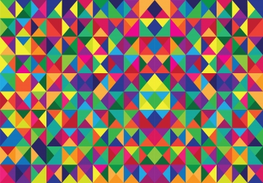 seamless pattern with Different color vector