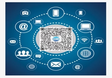 we will generate the professional 3 colorful/black & white QR CODE for you. Within minutes