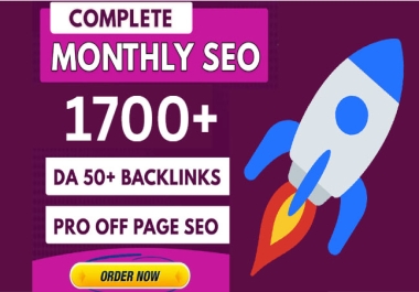 Get monthly off page SEO service with high authority white hat dofollow backlinks