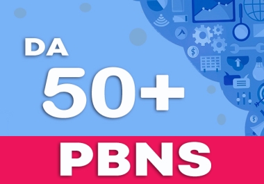 Create 8 DA 50+ to 70+ Home Page Aged PBNs Backlinks