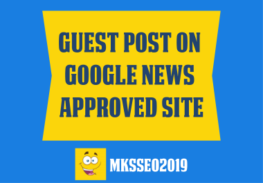 Guest Post on Google news approved Site