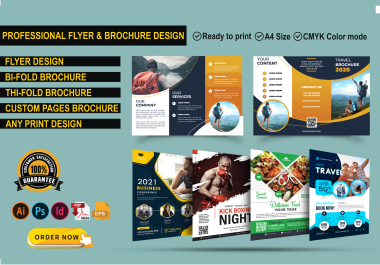 I will design business flyer,  brochure,  and marketing materials