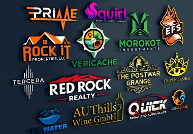 I will do 2 creative,  professional and outstanding 3d logo design