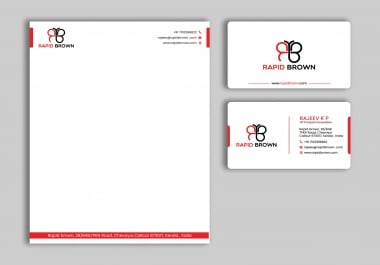 I will design Business card,  Letterhead & Stationery items