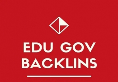 Do 20 Unique Domain EDU and GOV Backlinks for increase your google rank