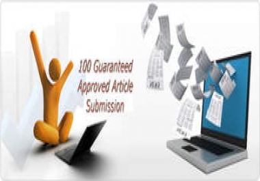 Trusted and High Quality Article Submission With High PR Do Follow Backlinks