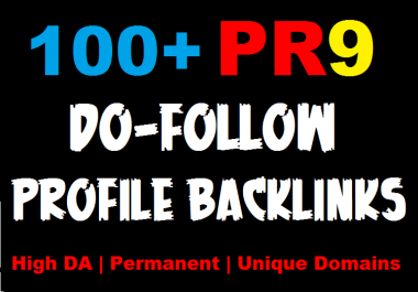 create 150 pr9 forum profile dofollow backlinks on high da unique domains