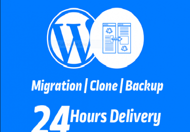 WordPress website migration,  transfer,  clone from one host to another