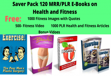 Economy Pack ebooks,  Quotes,  Articles and Videos for Fitness Yooga and Health