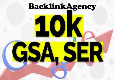 10,000 gsa ser backlinks for Youtube,  website,  blogs,  social profile or tier2-3