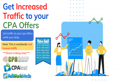 Get Increased Traffic to your CPA Offers