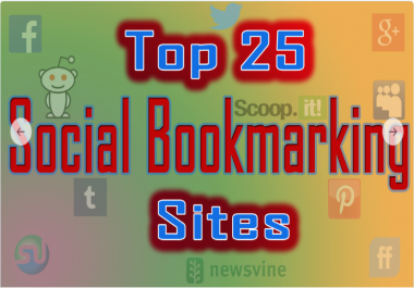 Create 25 Bookmarks in PR5 to PR9 social bookmarking sites