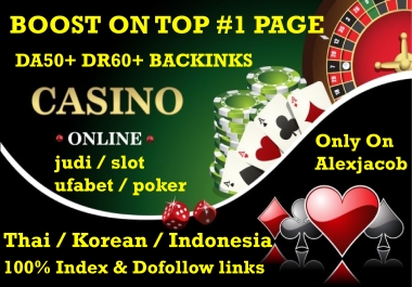 Boost On Top 1 page your Casino judi bola sites with top quality websites Razors Speed