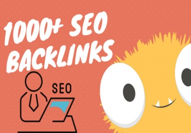 Boost Ranking 1000 plus SEO backlinks with your keywords beat your competitor