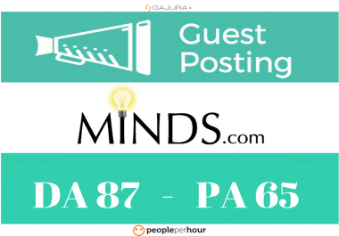Write And Publish a Guest Post on Minds DA 87