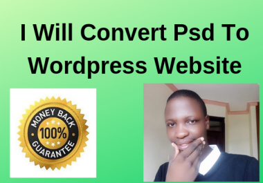 I'll convert psd to wordpress website